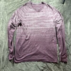 Lululemon Shirt Mens Medium Metal Vent Tech Long Sleeve Dusty Rose Performance